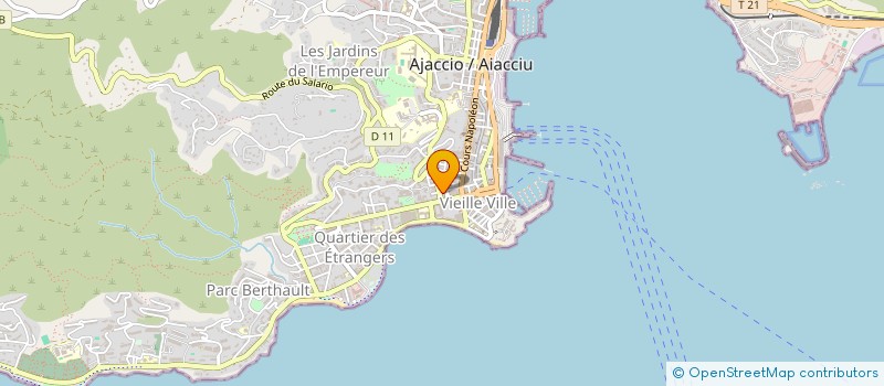 localisation de l'entreprise AU COQ SHOW à AJACCIO