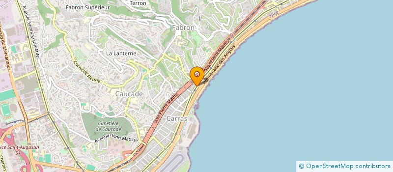 localisation de l'entreprise AU CORNET D'AMOUR à NICE