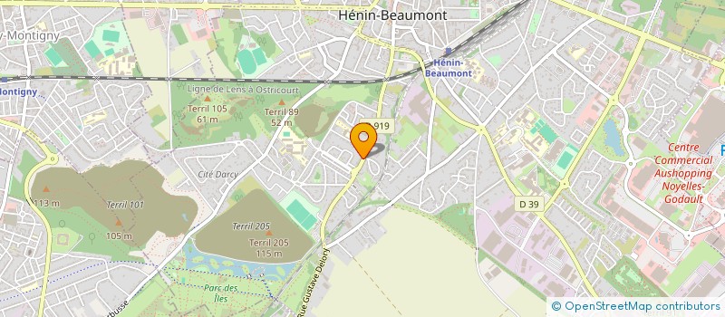 localisation de l'entreprise AU COUPE FAIM à HENIN-BEAUMONT