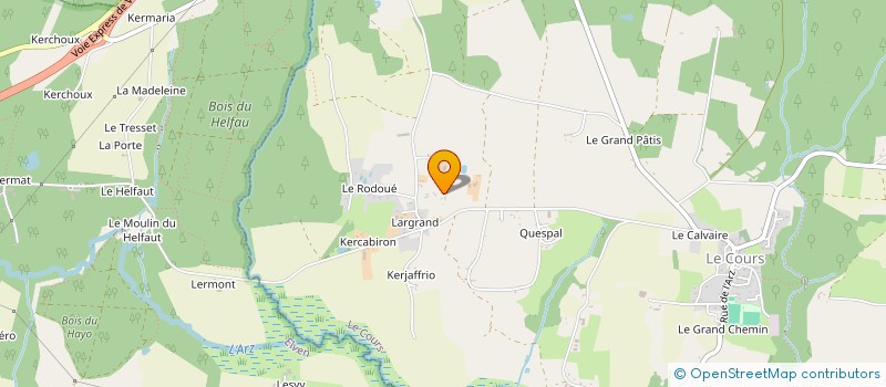 localisation de l'entreprise AU COURS PASSIONS ET CREATIONS  LE COURS