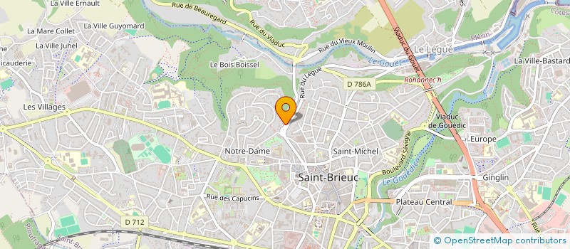 localisation de l'entreprise AU COURTIL à SAINT-BRIEUC