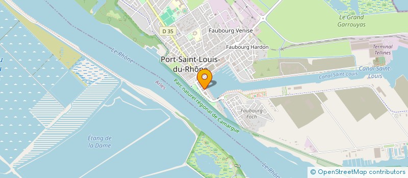 localisation de l'entreprise AU CRABE BLEU à PORT-SAINT-LOUIS-DU-RHONE