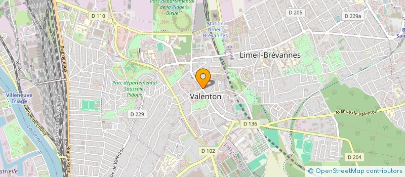 localisation de l'entreprise AU CROISSANT DE LUNE à VALENTON
