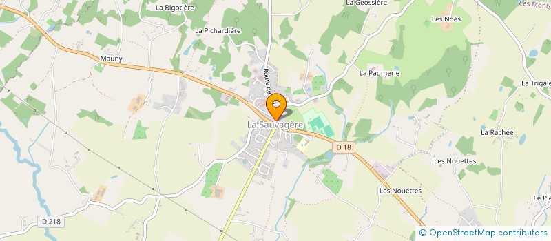 localisation de l'entreprise AU CROISSANT DE LUNE à LES MONTS-D'ANDAINE