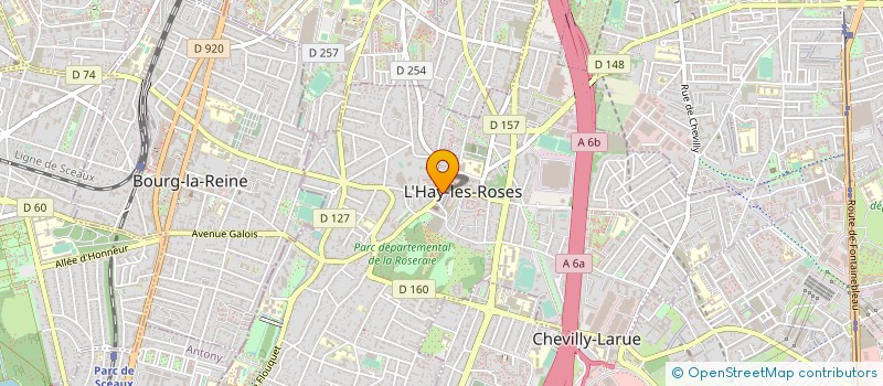 localisation de l'entreprise AU CROISSANT DORE à L'HAY-LES-ROSES