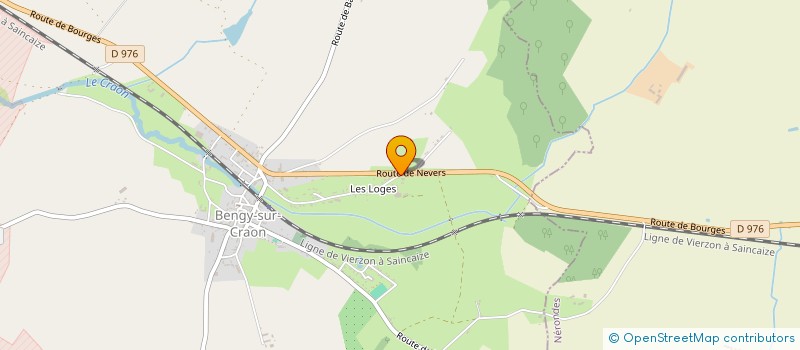localisation de l'entreprise AU CROISSANT DORE à BENGY-SUR-CRAON