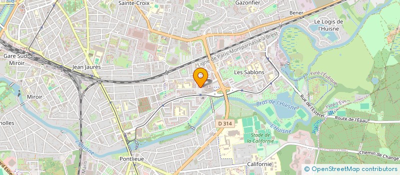 localisation de l'entreprise AU CROISSANT DORE  LE MANS