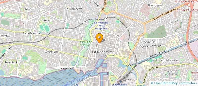 localisation de l'entreprise AU CROISSANT DORE SARL à LA ROCHELLE