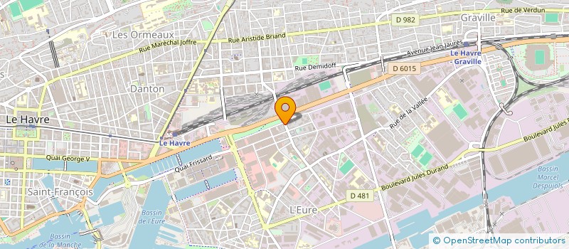 localisation de l'entreprise AU CROQUE TOUT à LE HAVRE