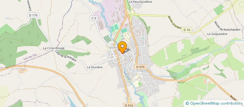 localisation de l'entreprise AU CŒUR DE L'ECRITURE à VIMOUTIERS