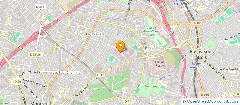 localisation de l'entreprise AU D' ELIE DE LAURA  MONTREUIL