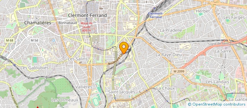 localisation de l'entreprise AU DA MA  CLERMONT-FERRAND