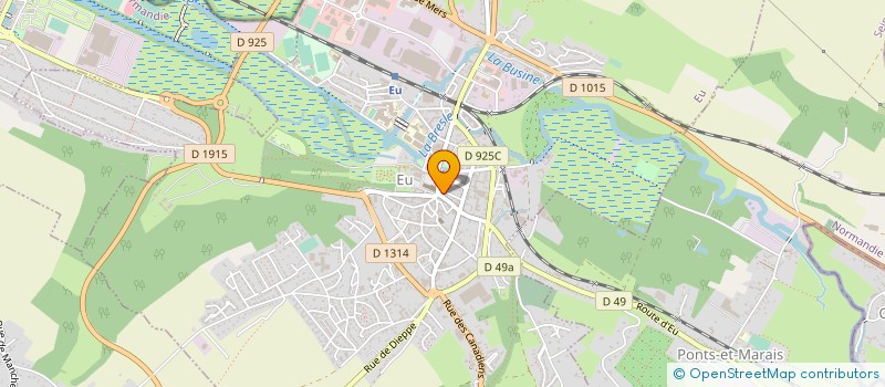 localisation de l'entreprise AU DE D ARGENT  EU