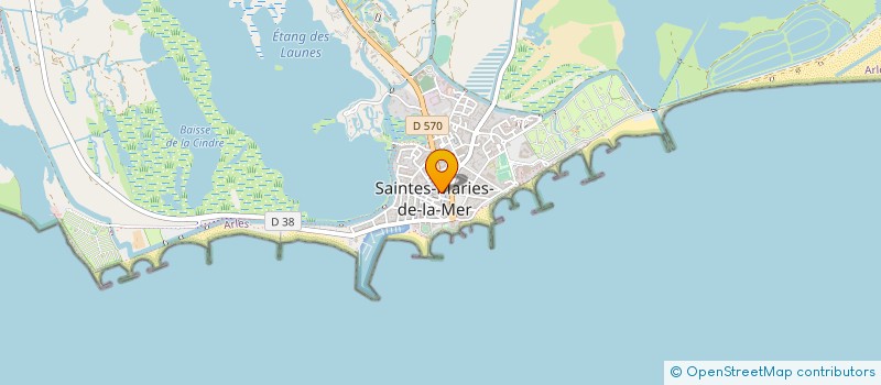 localisation de l'entreprise AU DE D'ART - GENT à SAINTES-MARIES-DE-LA-MER