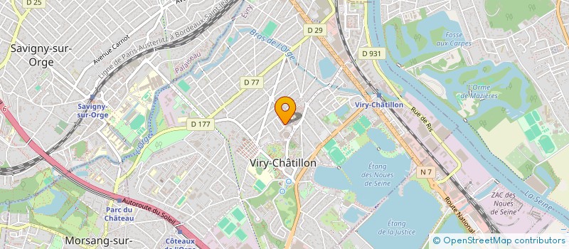 localisation de l'entreprise AU DE LA DU FANTASTIQUE à VIRY-CHATILLON
