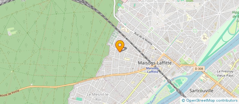 localisation de l'entreprise AU DECOR DE SISSI  MAISONS-LAFFITTE