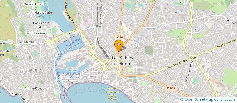 localisation de l'entreprise AU DECORCY à LES SABLES D'OLONNE