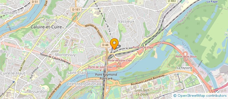 localisation de l'entreprise AU DELA D UNE FLEUR à CALUIRE-ET-CUIRE
