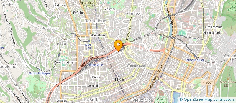 localisation de l'entreprise AU-DELA DE NOS REVES  NICE