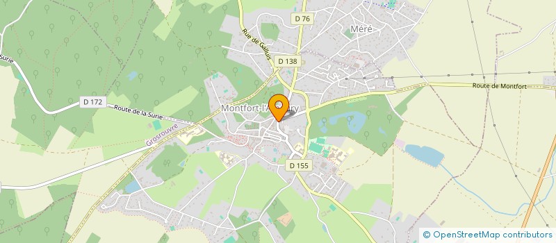 localisation de l'entreprise AU-DELA DES AIGUILLES  MONTFORT-L'AMAURY