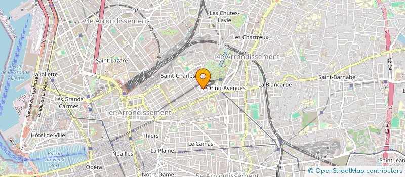 localisation de l'entreprise AU DELA DES FRONTIERES  MARSEILLE