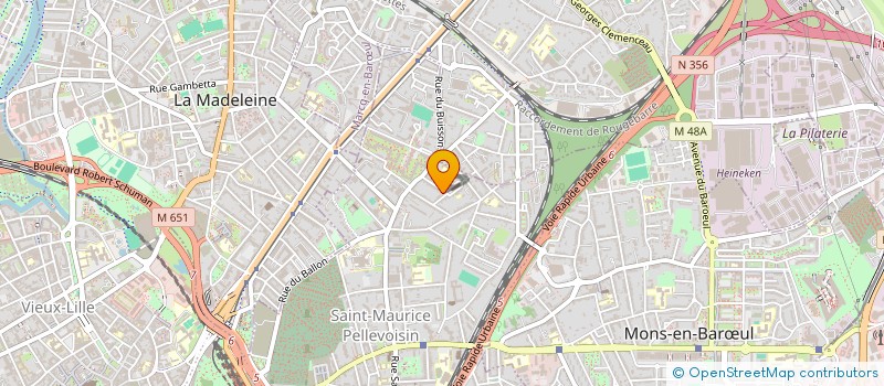 localisation de l'entreprise AU-DELA DES IDEES à LILLE