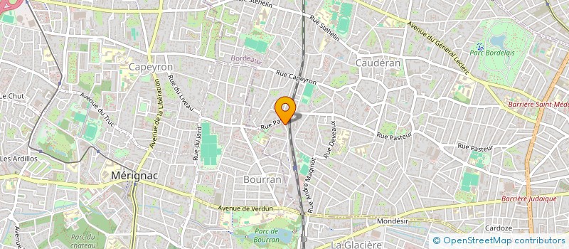 localisation de l'entreprise AU DELA DES MURS  BORDEAUX