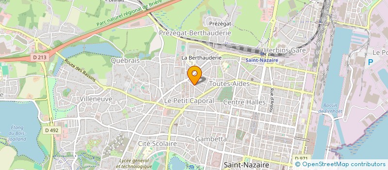 localisation de l'entreprise AU-DELA DES NORMES  SAINT-NAZAIRE