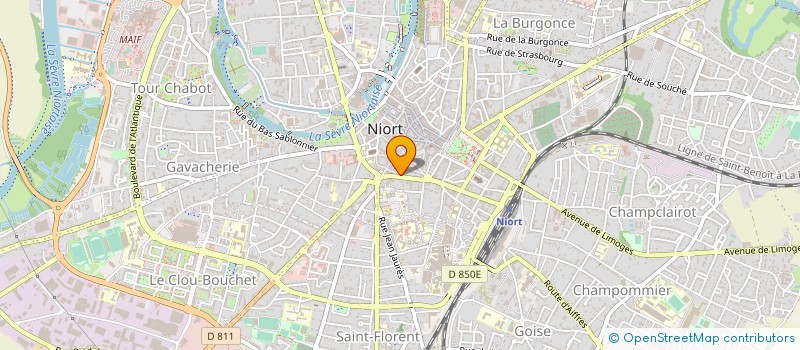 localisation de l'entreprise AU DELA DES REVES à NIORT
