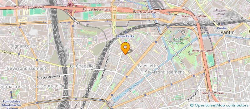 localisation de l'entreprise AU-DELA DU CLUB  PARIS