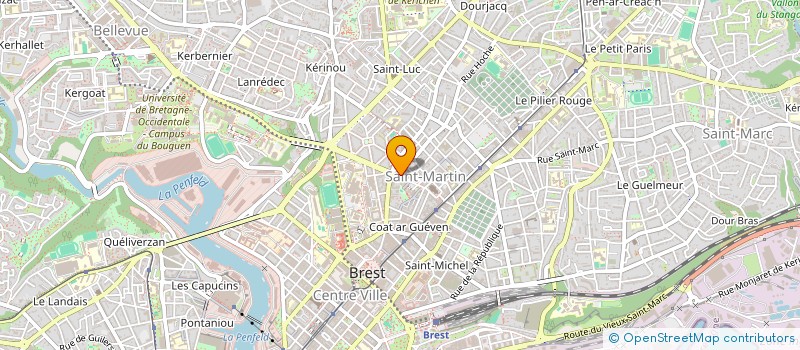 localisation de l'entreprise AU-DELA DU DIABETE  BREST