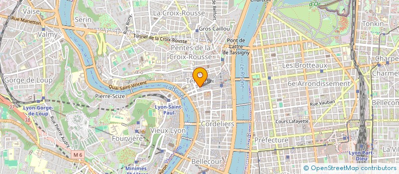 localisation de l'entreprise AU-DELA DU NUAGE à LYON