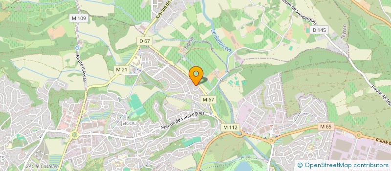 localisation de l'entreprise AU DELA DU SPECTRE  JACOU