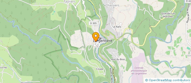 localisation de l'entreprise AU DELA DU TEMPS  JOYEUSE