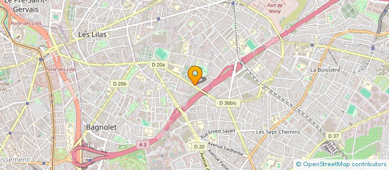localisation de l'entreprise AU DELA LES EMBRUNS (ADLE) à MONTREUIL