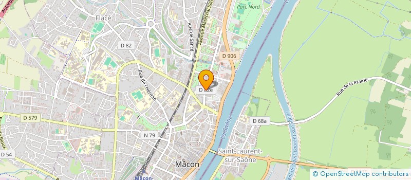 localisation de l'entreprise AU DELICE à MACON