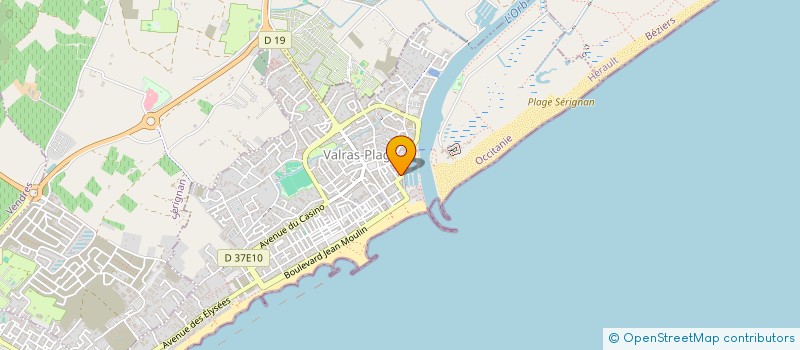 localisation de l'entreprise AU DELICE DU PALAIS  VALRAS-PLAGE