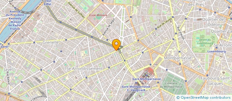 localisation de l'entreprise AU DELICE LECOURBE  PARIS