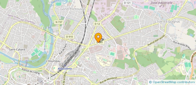 localisation de l'entreprise AU DELICE MAROCAIN à ANGOULEME