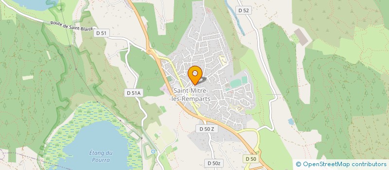 localisation de l'entreprise AU DELICE PROVENCAL  SAINT-MITRE-LES-REMPARTS