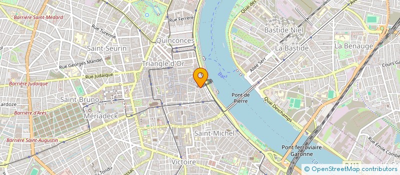 localisation de l'entreprise AU DENICHEUR à BORDEAUX