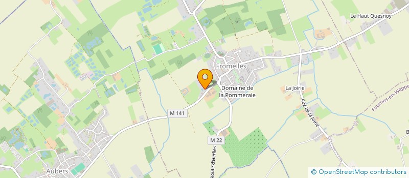 localisation de l'entreprise AU DEPAYSEMENT  FROMELLES