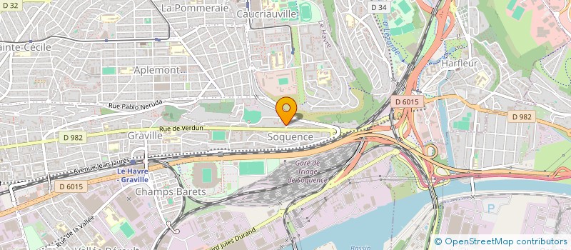 localisation de l'entreprise AU DESIGN  LE HAVRE