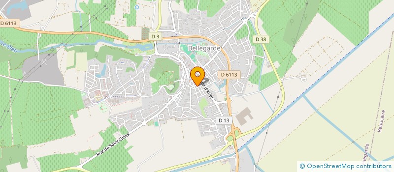 localisation de l'entreprise AU DESSERT DU ROY  BELLEGARDE