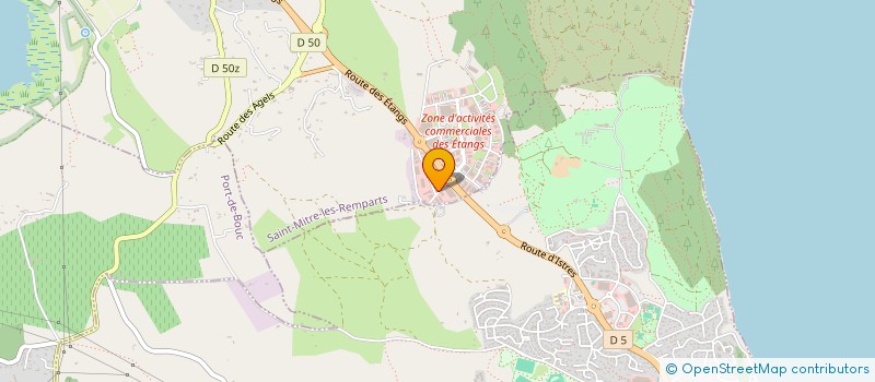 localisation de l'entreprise AU DESTOCK.13  SAINT-MITRE-LES-REMPARTS