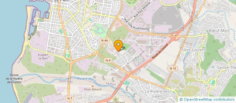 localisation de l'entreprise AU DI SOURIRE 974 à LE PORT