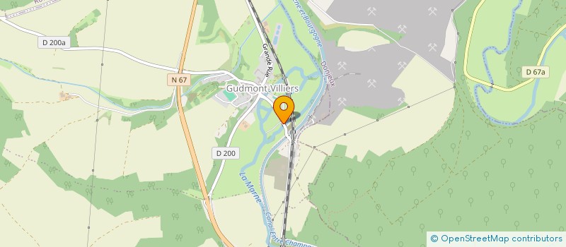 localisation de l'entreprise AU DIAMANT VERT à GUDMONT-VILLIERS