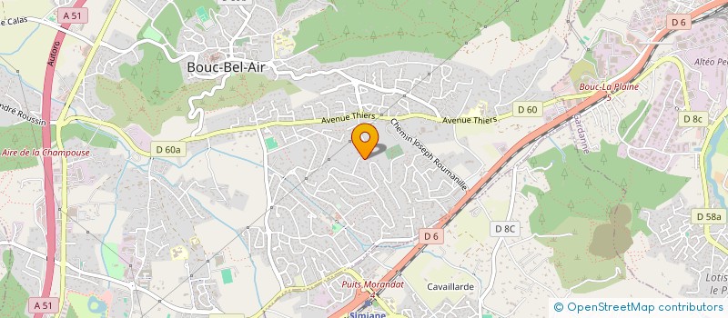 localisation de l'entreprise AU DIAPASON  BOUC-BEL-AIR