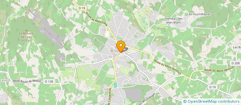 localisation de l'entreprise AU DIX VIN  BEDOIN