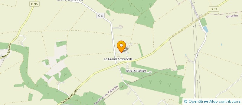 localisation de l'entreprise AU DOMAINE DES CELTES à FERRIERES-EN-GATINAIS